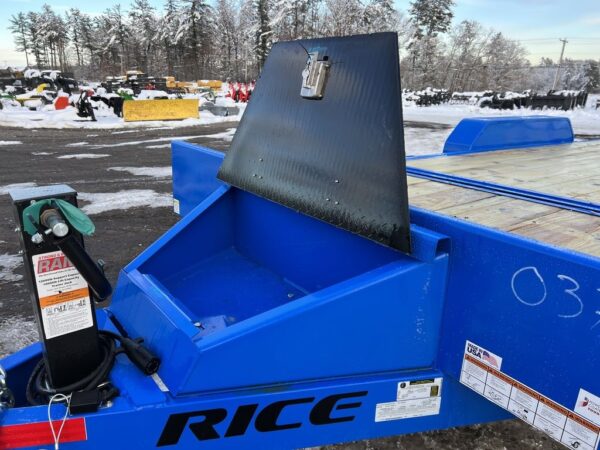 2024 Rice Trailers 7×20 14K Partial Tilt Deck Equipment Trailer w/ Spare Mount