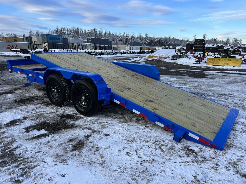 2024 Rice Trailers 7×20 14K Partial Tilt Deck Equipment Trailer w/ Spare Mount
