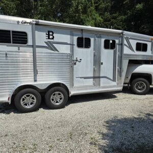 2000 C&C 2 Horse Gooseneck Trailer